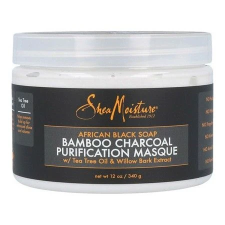 Máscara Capilar African Black Soap Bamboo Charcoal Shea Moisture (340 g) | Epamu | Beauty Shop - Parfums, Make-up & Essentials Epamu.eu