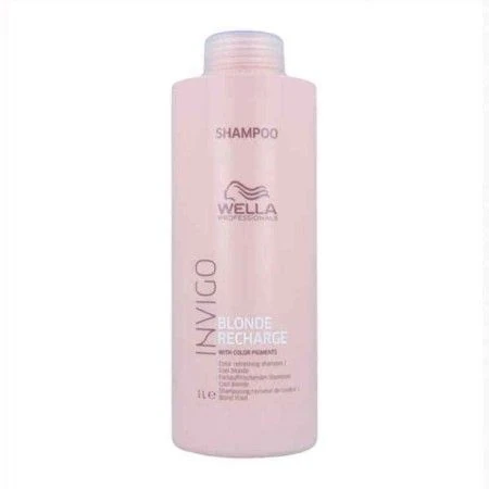 Champô para Cabelos Ruivos ou Brancos Invigo Blonde Recharge Wella 6394 (1000 ml) | Epamu | Beauty Shop - Parfums, Make-up & Essentials Epamu.eu