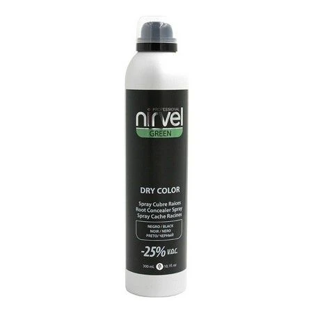 Ansatzspray für graues Haar Green Dry Color Nirvel Green Dry Schwarz (300 ml) | Epamu.eu | Beauty Shop - Parfums, Make-up & Essentials Epamu.eu