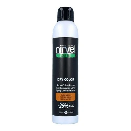 Cover Up Spray for Grey Hair Green Dry Color Nirvel Green Dry Medium Blonde (300 ml) | Epamu | Beauty Shop - Parfums, Make-up & Essentials Epamu.eu