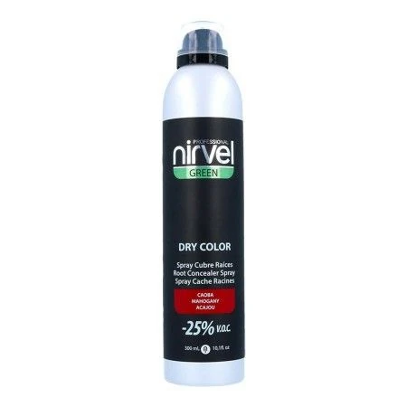 Ansatzspray für graues Haar Green Dry Color Nirvel Green Dry Mahagoni (300 ml) | Epamu | Beauty Shop - Parfums, Make-up & Essentials Epamu.eu