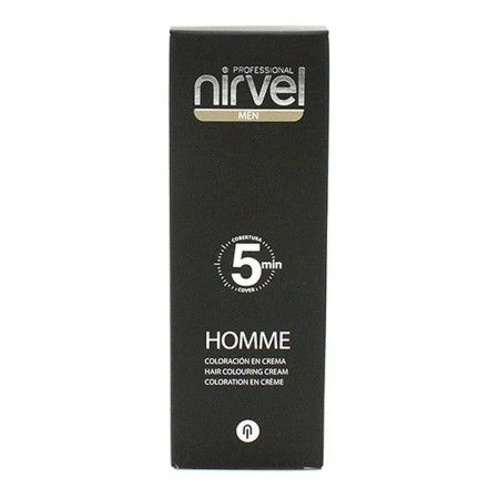 Tinte sin Amoniaco Men 5 Minutes Nirvel Men 5 Gris oscuro (30 ml) | Epamu | Beauty Shop - Parfums, Make-up & Essentials Epamu.eu