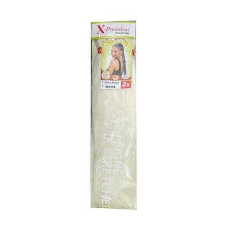 Hair extensions  X-Pression       White | Epamu | Beauty Shop - Parfums, Make-up & Essentials Epamu.eu