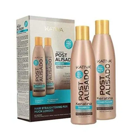 Champú + Acondicionador Keratin Kit Kativa Post Alisado (2 uds) | Epamu | Beauty Shop - Parfums, Make-up & Essentials Epamu.eu