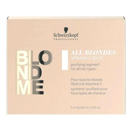 Strengthening Hair Treatment Blondme Keratin Restore All Blondes Shot Detox Schwarzkopf Blondme Keratin (25 g) | Epamu.eu | Beauty Shop - Parfums, Make-up & Essentials Epamu.eu