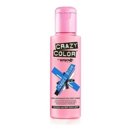 Semi-Permanent Tint Capri Blue Crazy Color Nº 44 (100 ml) | Epamu | Beauty Shop - Parfums, Make-up & Essentials Epamu.eu