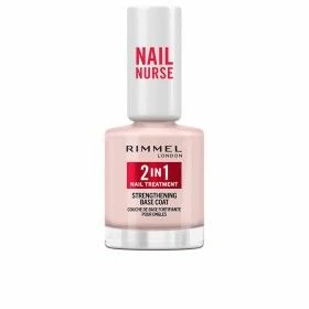 Gel Base de Unhas Rimmel London Nail Nurse In 12 ml 2 em 1 Tratamento Fortificante de Rimmel London, Camadas base - Ref: S051...