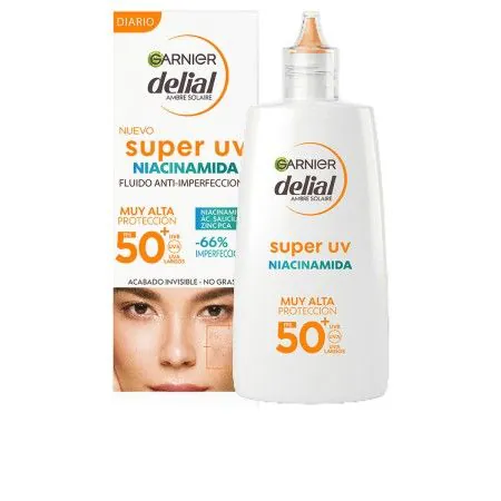 Trattamento Anti-imperfezioni Garnier Delial Super Uv Spf 50 40 ml Niacinamide | Epamu.eu | Beauty Shop - Parfums, Make-up & Essentials Epamu.eu