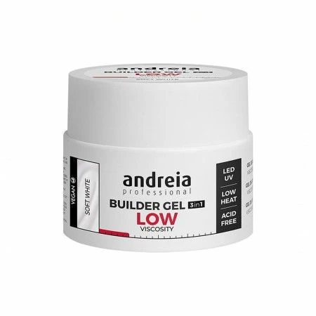 Gel nail polish Builder Low Viscosity Andreia Professional Builder White (44 g) | Epamu | Beauty Shop - Parfums, Make-up & Essentials Epamu.eu