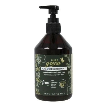 Shampoo Pure Green Detox Carbon (500 ml) | Epamu | Beauty Shop - Parfums, Make-up & Essentials Epamu.eu