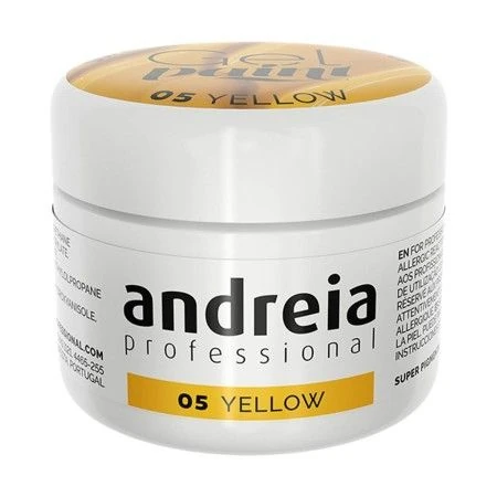 Gel nail polish Andreia Gel Paint 4 ml Yellow Nº 05 | Epamu | Beauty Shop - Parfums, Make-up & Essentials Epamu.eu