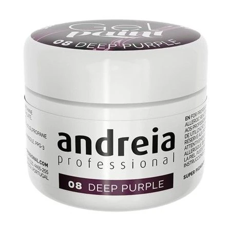 Gel nail polish Andreia Gel Paint 4 ml Purple Nº 08 | Epamu | Beauty Shop - Parfums, Make-up & Essentials Epamu.eu