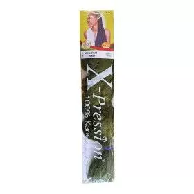 Extensões para o Cabelo X-Pression Pression Marsh Verde Sintético de X-Pression, Extensões de cabelo - Ref: S4260782, Preço: ...