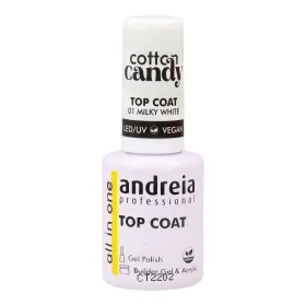 Fissatore di Smalto per Unghie Andreia Cotton Candy Top Coat Nº 01 Milky White 10,5 ml di Andreia, Top coat - Rif: S4261171, ...