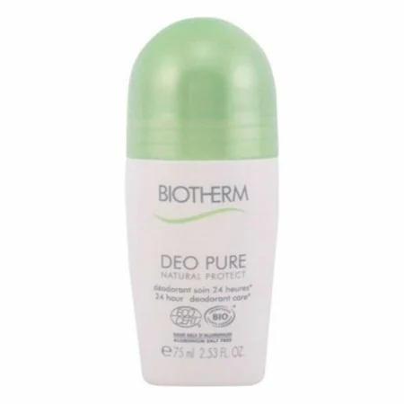 Roll-On Deodorant Deo Pure Natural Protect Biotherm BIOTHERM-496954 75 ml | Epamu | Beauty Shop - Parfums, Make-up & Essentials Epamu.eu