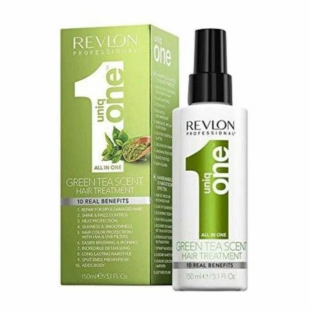 Protective Hair Treatment Revlon Uniq One Green Tea Scent (150 ml) | Epamu | Beauty Shop - Parfums, Make-up & Essentials Epamu.eu