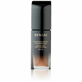 Liquid Make Up Base Lawless Satin Foundation Sensai 205-Mocha beig (30 ml) by Sensai, Foundations - Ref: S4507254, Price: 50,...