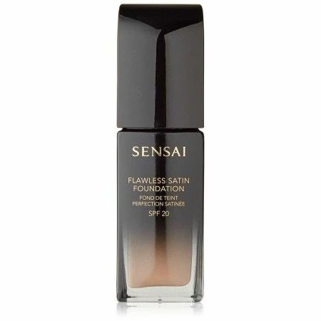 Base de Maquilhagem Fluida Lawless Satin Foundation Sensai 202-Ochre beig (30 ml) | Epamu.eu | Beauty Shop - Parfums, Make-up & Essentials Epamu.eu