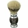 Shaving Brush Walkiria Methacrylate Natural Brown Silver | Epamu.eu | Beauty Shop - Parfums, Make-up & Essentials Epamu.eu