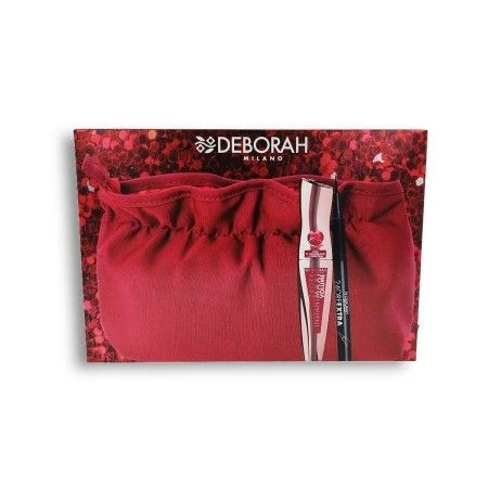 Eye Make-up Deborah 24 ORE Black 2 Pieces | Epamu.eu | Beauty Shop - Parfums, Make-up & Essentials Epamu.eu