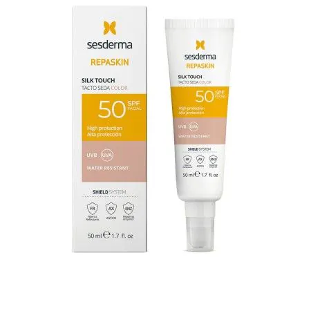 Protetor Solar Com Cor Sesderma REPASKIN Spf 50 50 ml Sedoso | Epamu | Beauty Shop - Parfums, Make-up & Essentials Epamu.eu