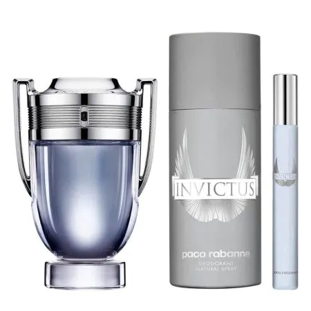 Set mit Herrenparfüm Paco Rabanne 3 Stücke Invictus | Epamu | Beauty Shop - Parfums, Make-up & Essentials Epamu.eu