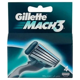 Replacement Shaver Blade Gillette (4 Units) (4 uds) by Gillette, Men - Ref: S6502089, Price: 9,40 €, Discount: %