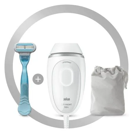 Depiladora de Luz Pulsada com Acessórios Braun Mini PL1124 | Epamu | Beauty Shop - Parfums, Make-up & Essentials Epamu.eu