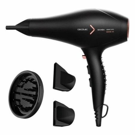 Hairdryer Cecotec AC Bamba IoniCare 5350 PowerShine Fire 2600W Black / Rose Gold 2600 W | Epamu | Beauty Shop - Parfums, Make-up & Essentials Epamu.eu