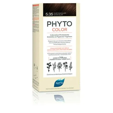 Tintura Permanente PHYTO PhytoColor 5.35-castaño claro chocolate Senza ammoniaca | Epamu.eu | Beauty Shop - Parfums, Make-up & Essentials Epamu.eu