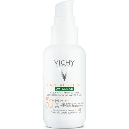 Protector Solar Fluido Vichy Capital Soleil Uv Clear Anti-imperfecciones Spf 50 (40 ml) | Epamu | Beauty Shop - Parfums, Make-up & Essentials Epamu.eu